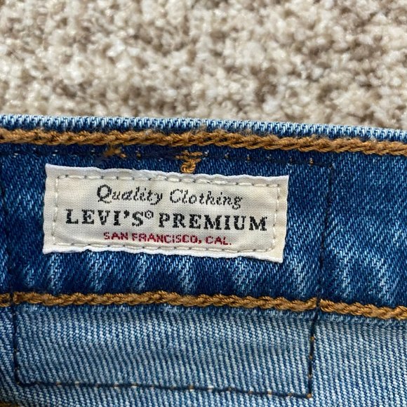 Levi’s Wedgie Straight Leg Jeans Size 26 - Picture 6 of 10